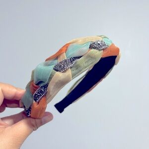 Elegant Multicolor Braided Headband